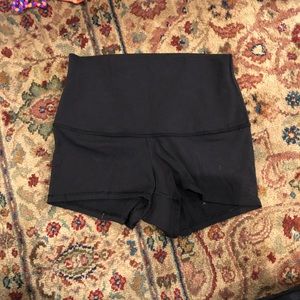 Lululemon High waisted Spandex Shorts